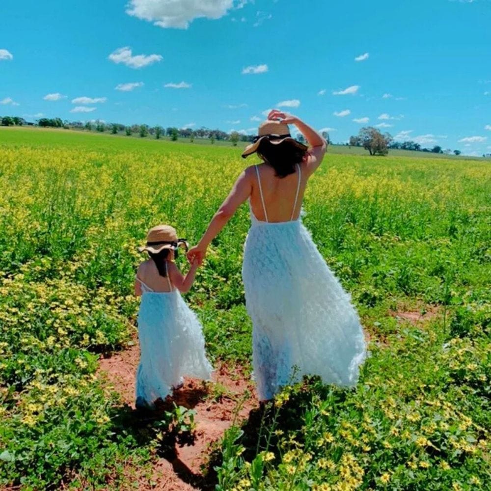 Robe Mère Fille Mariage