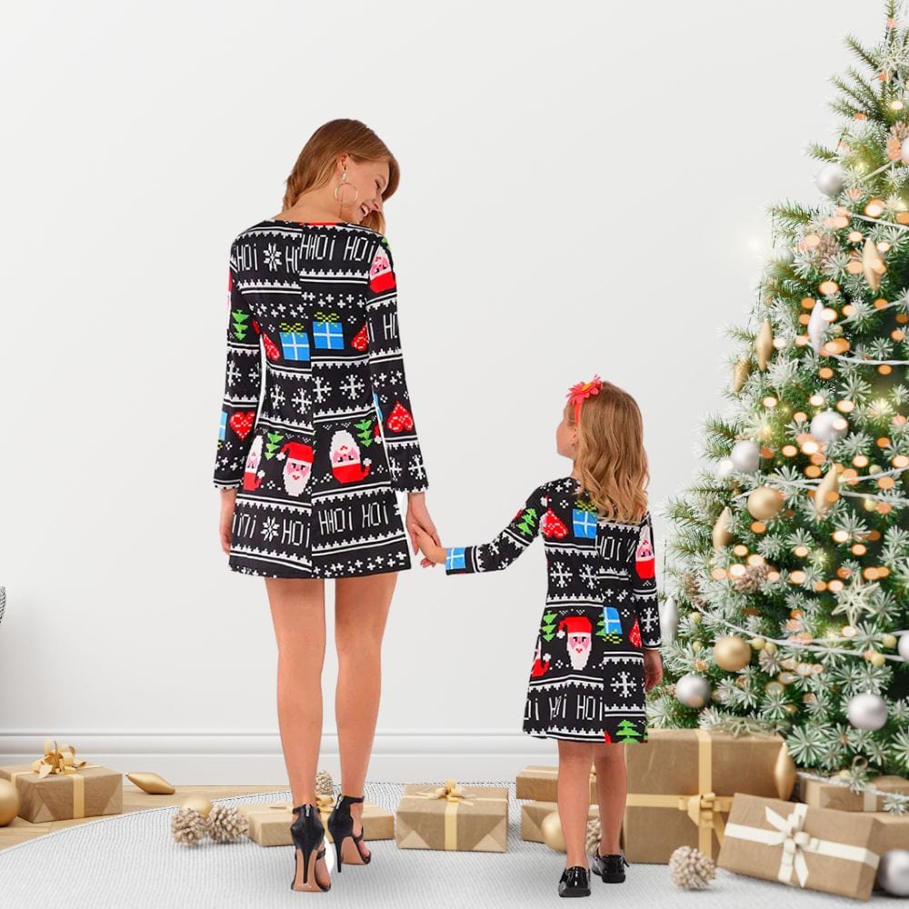 Robe Mère Fille Noel