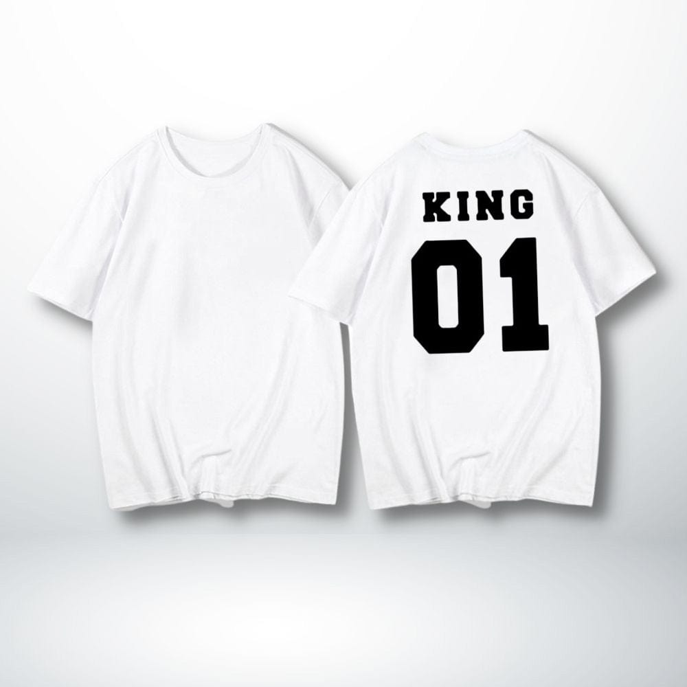 King-Blanc / S T-Shirt Couple