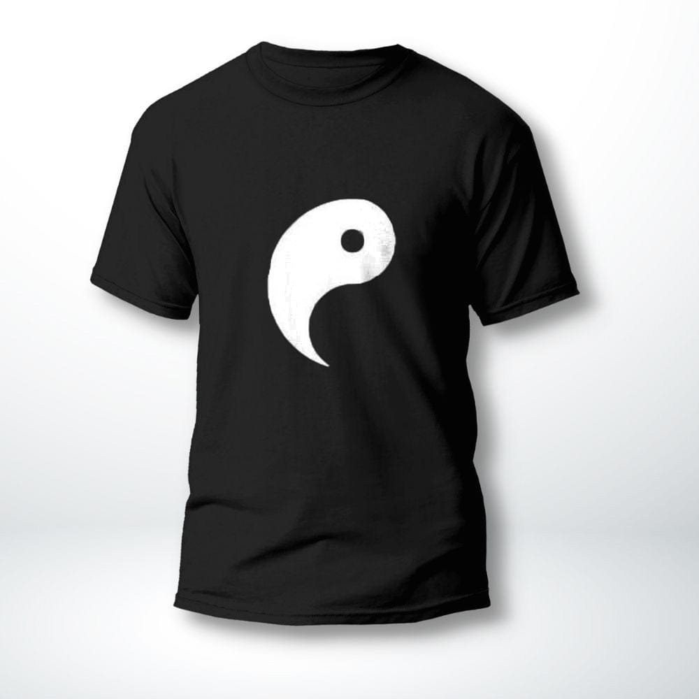 T-Shirt Couple Unisex (Yin Yang) Noir-Homme / 3XL