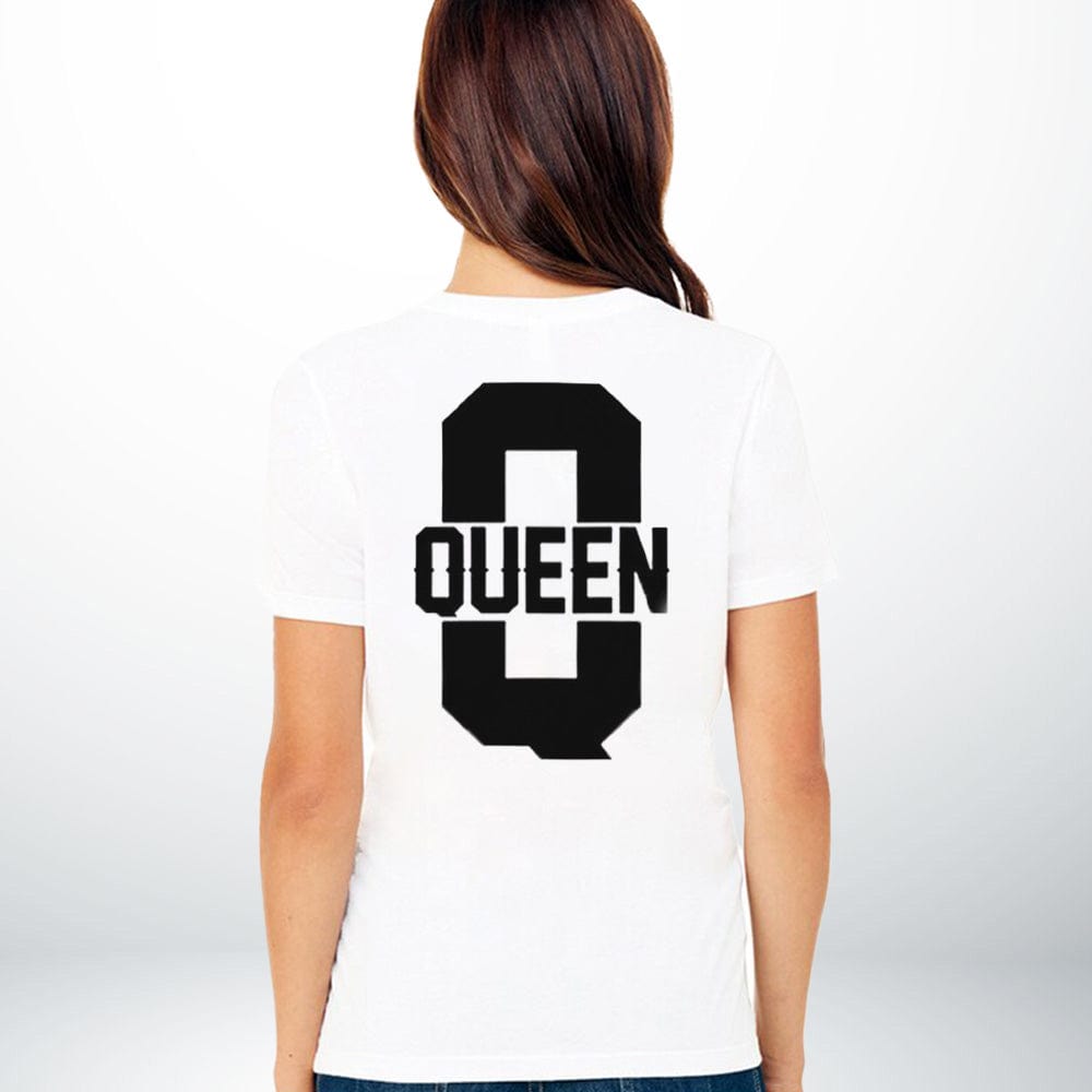 Queen-Blanc / S T-Shirt Couple